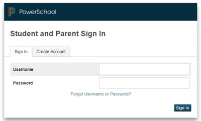 Parent Portal Screenshot